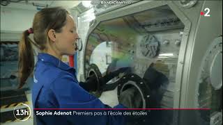 Sophie Adenot JT 13h 04052023 reportage Premier pas a l ecole des etoiles