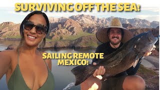 Surviving off the SEA in remote MEXICO on our SAILBOAT! [Ep.21]