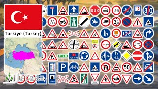 Traffic-Road Signs in Türkiye [Turkey] (Istanbul, Ankara, İzmir, Bursa, Antalya) | Learning English