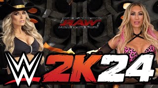 Trish Stratus vs Carmella (WWE 2K24)