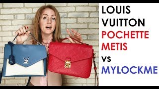 Louis Vuitton Pochette Metis vs MyLockme / Review and Comparison / What's in my bag /