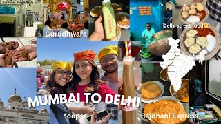 MUMBAI To DELHI To DEHRADUN Vlog | 6 Hours in Delhi | Gurudhwara, street food & shopping in Delhi 🛍️