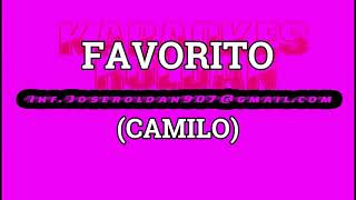 FAVORITO camilo pista (versión cumbia)