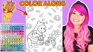 Color Winnie the Pooh Halloween With Me | COLOR ALONG WITH KIMMI