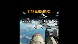 Why Rebels didn't use Clone Wars ships? #starwars #shorts #youtubeshorts #empire #clonewars