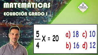 Matemáticas | ESO | Reto | Ecuación Grado 1 | Despejar Incógnita