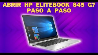 Como abrir HP EliteBook 845 G7 para instalar RAM, HDD, SDD, o Mantenimiento Paso a Paso | SOPTECO