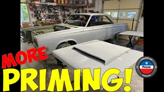 Re priming after the First Round of Block Sanding | 1965 Dodge Coronet 500 Ep 26