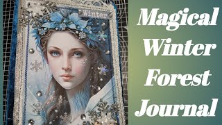 Magical Winter Forest/ Winter Journal Flip Through ❄️☃️