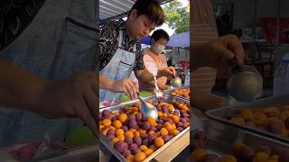 ขนมไข่เต่า กรอบนอกนุ่มใน Purple Turtle Egg Snack The best dessert making skills - Thai street food