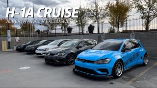 VW Golf R Group 1A Cruise | Alberta MK7.5 R Exclusive Season Ender Meeting & Cruise 2024