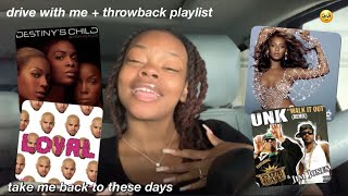 drive with me + throwback playlist🥹