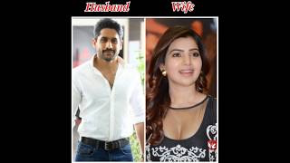 Naga Chaitanya with wife Samantha #husband #wife #viral #shots