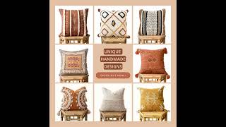 Transform Your Home with These Eye-Catching Ethnic Pillows