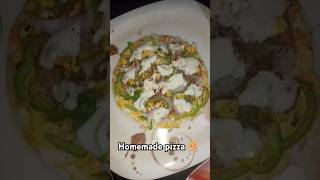 how to make homemade pizza 🍕 #viralreels #viral #subscribe #ytshorts #pizza #shorts