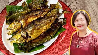 Pan-fry Sambal Fish In Banana Leaf