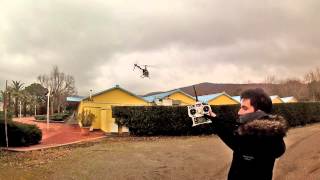 DJI Naza-H on Trex600 - 1st Flight Test