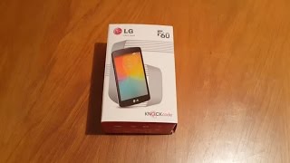 LG F60 Unboxing