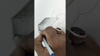 How To Draw 3D Drawing With Pencil #drawing #art #shorts #s #shadding