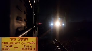 12246 SMVT Bengaluru - Howrah Duronto Express Early Morning slowly Crossing