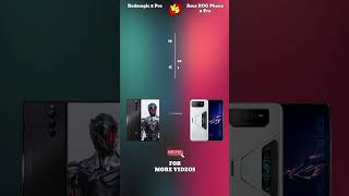 Redmagic 8 Pro VS Asus ROG Phone 6 Pro #shorts #shortvideo #youtubeshorts