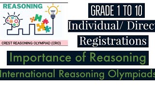 Direct Registrations | Reasoning Olympiads | #olympiad #reasoning