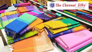 Chennai Silks Diwali 🎇🪔 Collection Khadi cotton pure silk cotton saree Fancy silk cotton saree