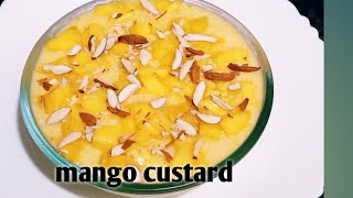 EASY MANGO CUSTARD SWEET ||మామిడి పండ్లతో స్వీట్ చేయండిలా చల్లగా బాగుంటుంది || mango custard dessert