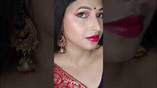 Wedding Guest Makeup Look - Indian Bridal Makeup Tutorial Step-By-Step #shorts