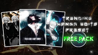 Trending Manga Presets, XML and Materials | Alightmotion #edit #mangaedit #alightmotionpreset