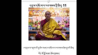 དབུ་མ་དགོངས་པ་རབ་གསལ་གྱི་ཁྲིད། 11