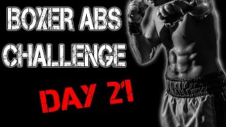 Day 21 - 10 Minute Home Boxing Ab Workout for a 6 PACK | 30-Day BOXER ABS CHALLENGE