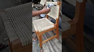 Dining Chair w/ Rattan Square Mesh Weaving (Polaris GSIS Matina Davao City)#supportlokal