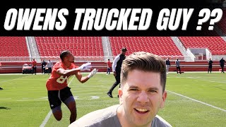 Terrell Owens' Son Terique Owens Works Out For 49ers