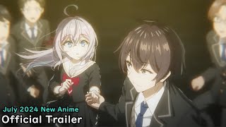 "Alya Sometimes Hides Her Feelins in Russian" Official Trailer. New anime starts July 2024.