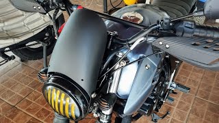 Bolha parabrisa moto universal café scrambler Mad Max com custo baixo