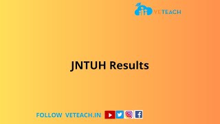 JNTUH Results