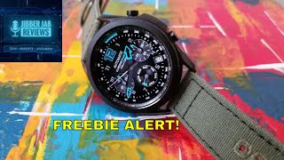 FREEBIE ALERT! Samsung Galaxy Watch 3 Watch Faces - Jibber Jab Reviews!