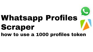 HOW TO: Scrape whatsapp profiles on Apify