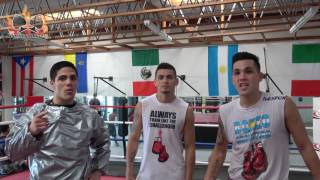 Brian Castaño, Alan Castaño y Fabian Tnt Maidana saludos