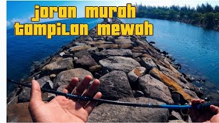 ultralight fishing || mancing dengan joran baru daido thalassa