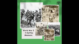 ⚔️  World War I – 5 Battles Mnemonic (MuST Get Victory)