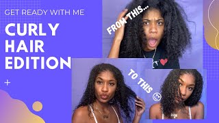 GRWM : Curly Hair Tutorial w. Shea Moisture Puddings