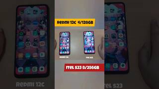 Cepat mana? itel s23 ram 8/256GB vs Redmi 12C 4/128GB