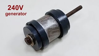 How to make free energy 240v powerful electricity generator with PVC Wire 2024