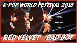 [K-POP WORLD FESTIVAL 2018] RED VELVET - BAD BOY STAGE PERFORMANCE BY COVEN