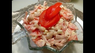 Салат из ФАСОЛИ за 10 минут!!! So Tasty and Simple! SALAD in 10 minutes !!!