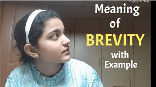 Meaning of Brevity | Aaliya Amreen