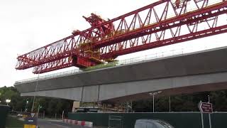 HS2 - Colne Valley Viaduct - Dominique launching girder @tonyl.4841  11th September 2022