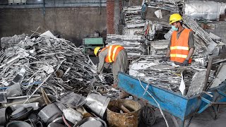 Amazing Process of Aluminum Recycling | Bars Manufacturing Factory